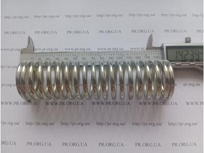 Пружина сжатия 4 х 39,5 х 142 (Артикул: S9685)