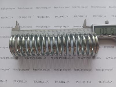 Пружина сжатия 4 х 39,5 х 139 (Артикул: S9686)