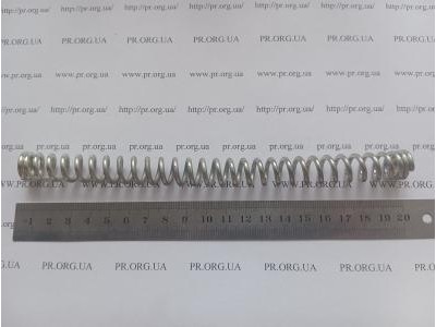 Пружина стиснення 2,5 х 15 х 195 (Артикул: S9695)