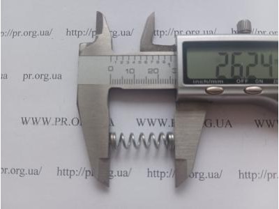 Пружина стиснення 1 х 7,8 х 26 (Артикул: S9697)