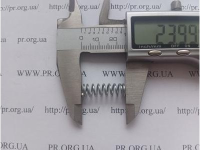 Пружина сжатия 1 х 7,5 х 24 (Артикул: S9699)