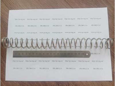 Пружина сжатия 2,5 х 29,5 х 291 (Артикул: S9769)