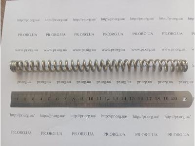 Пружина стиснення 2,5 х 15 х 210 (Артикул: S9774)