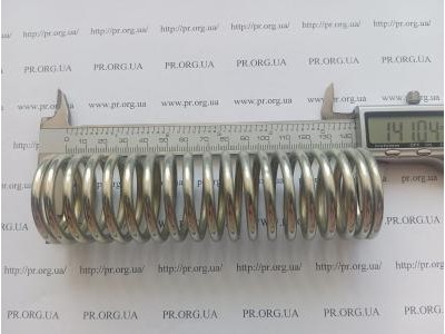 Пружина сжатия 4 х 39,8 х 141 (Артикул: S9777)