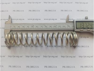 Пружина сжатия 3 х 28 х 137 (Артикул: S9782)