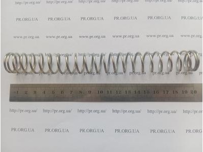 Пружина стиснення 2 х 22 х 192 (Артикул: S9783)