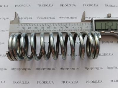 Пружина сжатия 5 х 39,5 х 115 (Артикул: S9808)