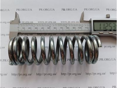Пружина сжатия 5 х 39,5 х 112,5 (Артикул: S9809)