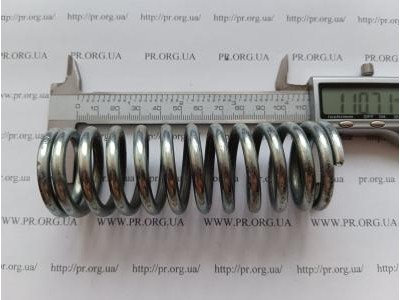 Пружина стиснення 5 х 38 х 110,5 (Артикул: S9810)