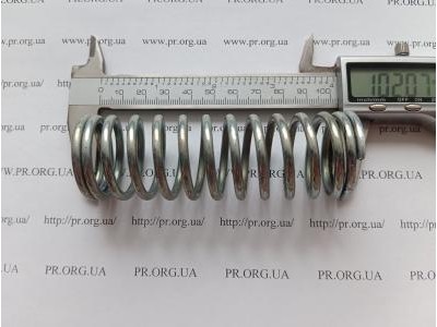 Пружина сжатия 3,5 х 33,5 х 102 (Артикул: S9832)