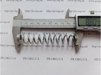 Пружина сжатия 2 х 15 х 88 (Артикул: S9861)