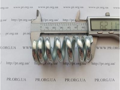 Пружина стиснення 6 х 32 х 62 (Артикул: S9870)