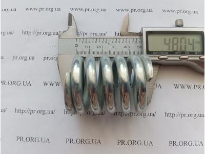 Пружина стиснення 6 х 38 х 48 (Артикул: S9872)
